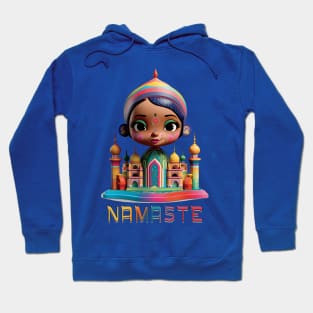 Taj Mahal kawaii style Hoodie